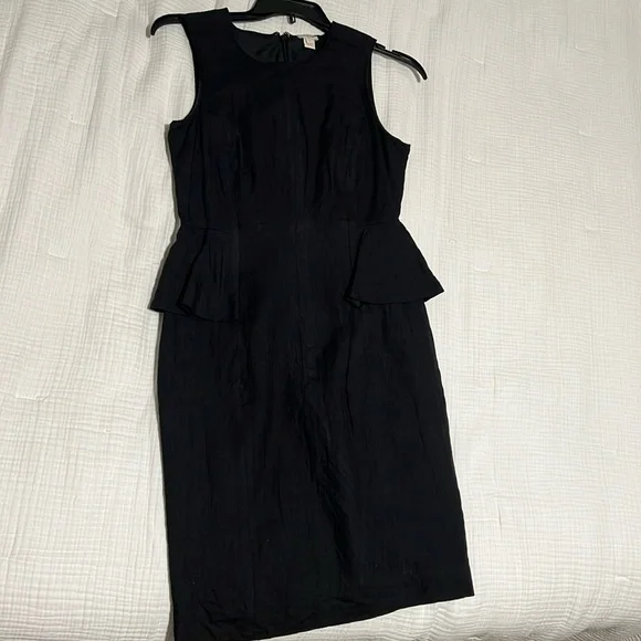 J. Crew | Dresses | J Crew Linen Black Dress | Poshmark